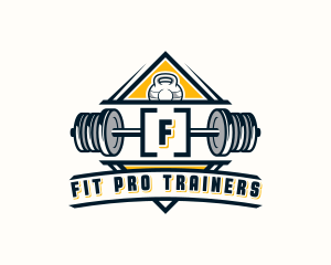 Fitness Gym Weights logo design