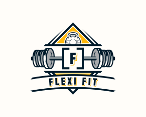 Fitness Gym Weights logo design