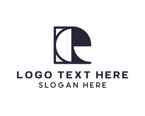 Photographer - Photography Artist Studio Letter E logo design