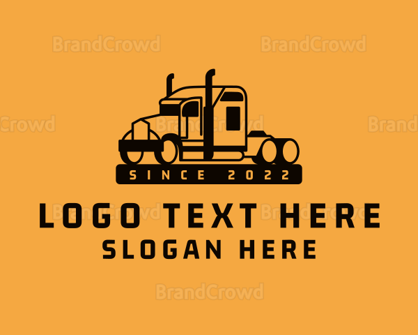 Freight Transport Truck Logo