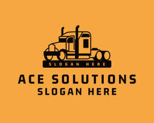 Freight Transport Truck Logo