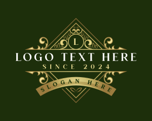 Vine - Luxury Leaf Boutique logo design