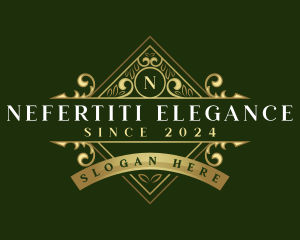 Luxury Leaf Boutique logo design