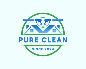 Pressure Washer Cleaning Maintenance logo design