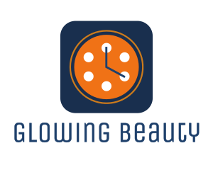 Countdown - Film Reel Clock logo design