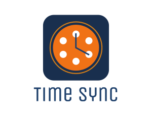 Schedule - Film Reel Clock logo design