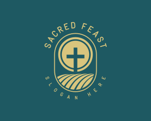 Christian Cross Church logo design