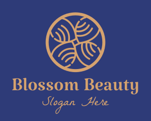 Petals - Gold Petals Spa logo design