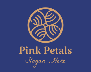 Gold Petals Spa  logo design