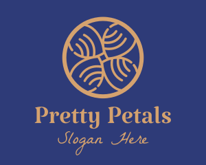 Gold Petals Spa  logo design