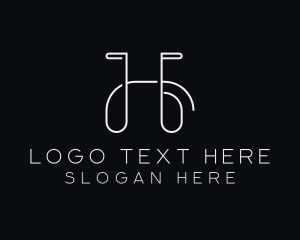Photographer - Stylist Studio Letter H logo design