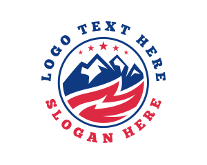 Mountain - American Mountain Summit logo design