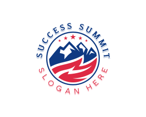 American Mountain Summit logo design