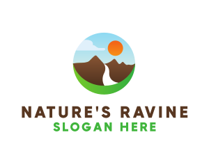 Ravine - Mountain Creek Valley logo design