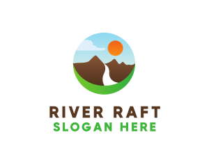 Mountain River Valley logo design