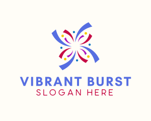 Burst - Colorful Confetti Burst logo design