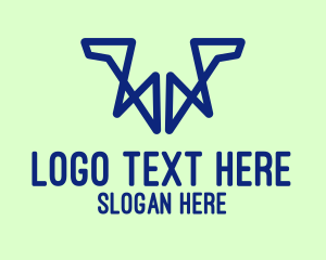 Letter W - Geometric Letter W logo design