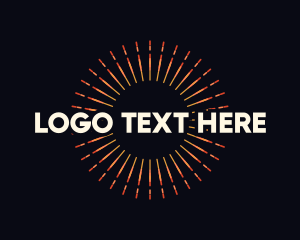 Photograph - Simple Firecracker Wordmark logo design