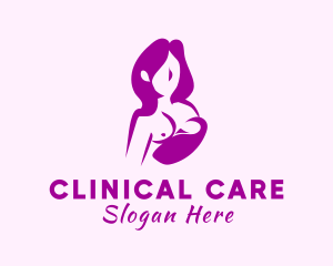 Woman Pregnancy Care logo design