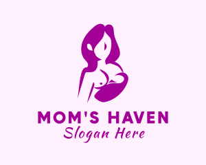 Woman Pregnancy Care logo design