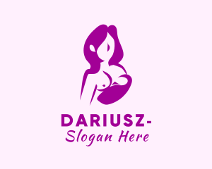 Care - Woman Pregnancy Care logo design