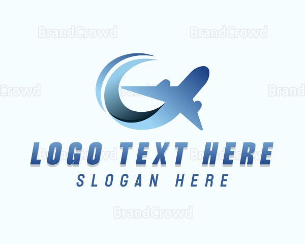 Flight Aviation Plane Logo