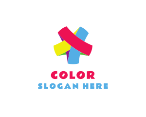Colorful Rubber Star logo design