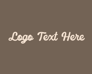 Traditional - Quirky Cursive Handwriting logo design