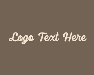 Signature - Quirky Cursive Handwriting logo design