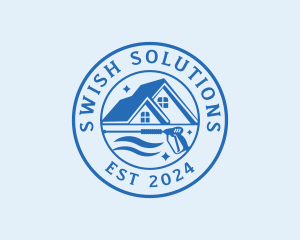 Swish - Gutter Cleaner Sanitation logo design