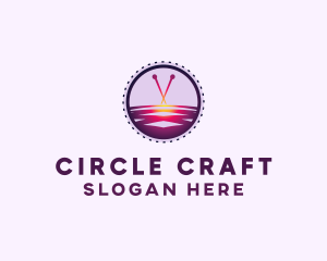 Cross Stitch Patch logo design