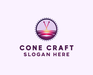 Cross Stitch Patch logo design