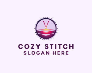 Cross Stitch Patch logo design