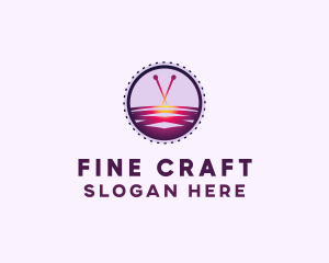 Cross Stitch Patch logo design