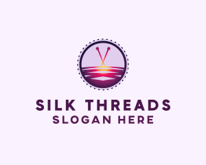 Cross Stitch Patch logo design