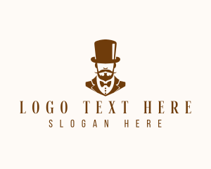 Mustache - Gentleman Fashion Menswear logo design