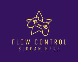 Game Controller Star  logo design