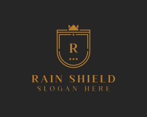 Shield Crown Royal logo design