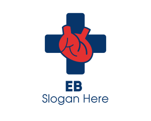 Clinic - Heart Medical Hospital logo design