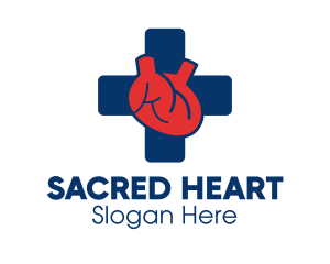 Heart Medical Hospital  logo design