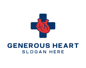 Heart Medical Hospital  logo design