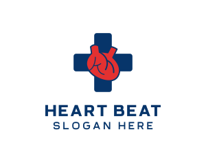 Heart Medical Hospital  logo design