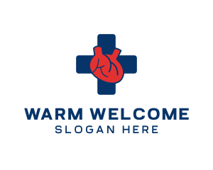 Heart Medical Hospital  logo design