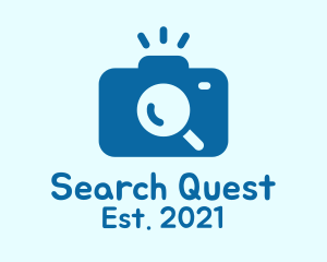 Searching - Blue Detective Camera logo design