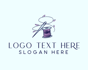 Sewing - Tailor Sewing Needle logo design
