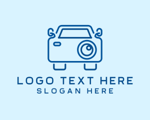 Transport - Blue Car Camera logo design