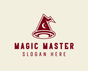 Wizard - Magician Wizard Hat logo design