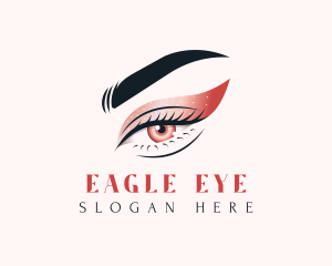 Glitter Eye Makeup logo design