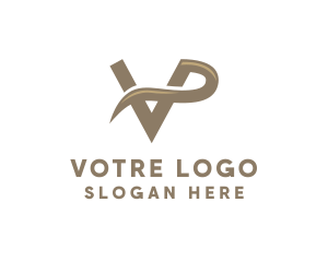 Luxury Swoosh Interior Design logo design