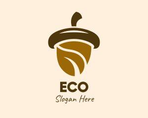 Brown Munch Acorn Logo